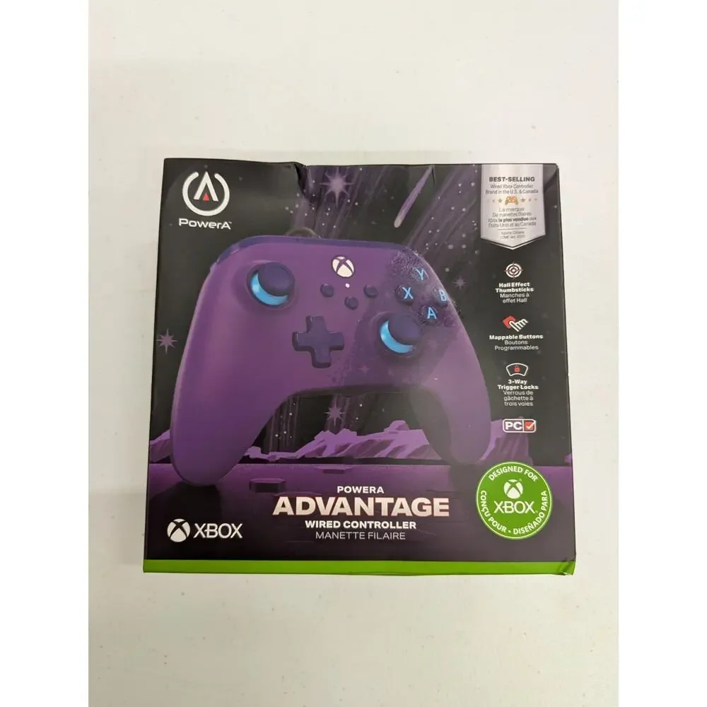 PowerA Advantage Wired Controller Celestial Purple Xbox Series X|S PC USB-C